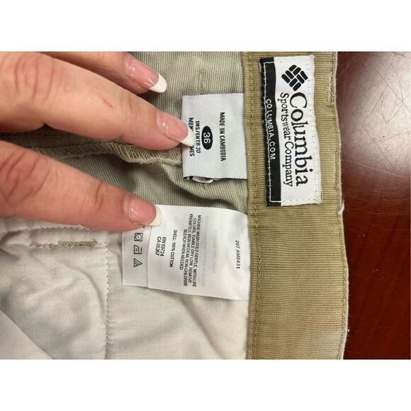 Columbia Tan Lander Cargo Hiking Pant sz 36/30 NWT - Picture 10 of 10